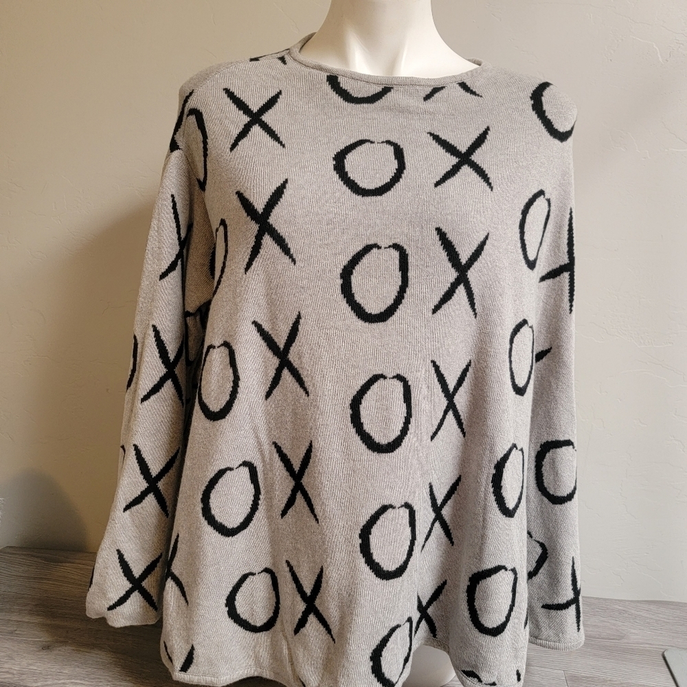 Royal Caballito Gray‎ Black Sweater S Cashmere Merino Wool Adventure Collection